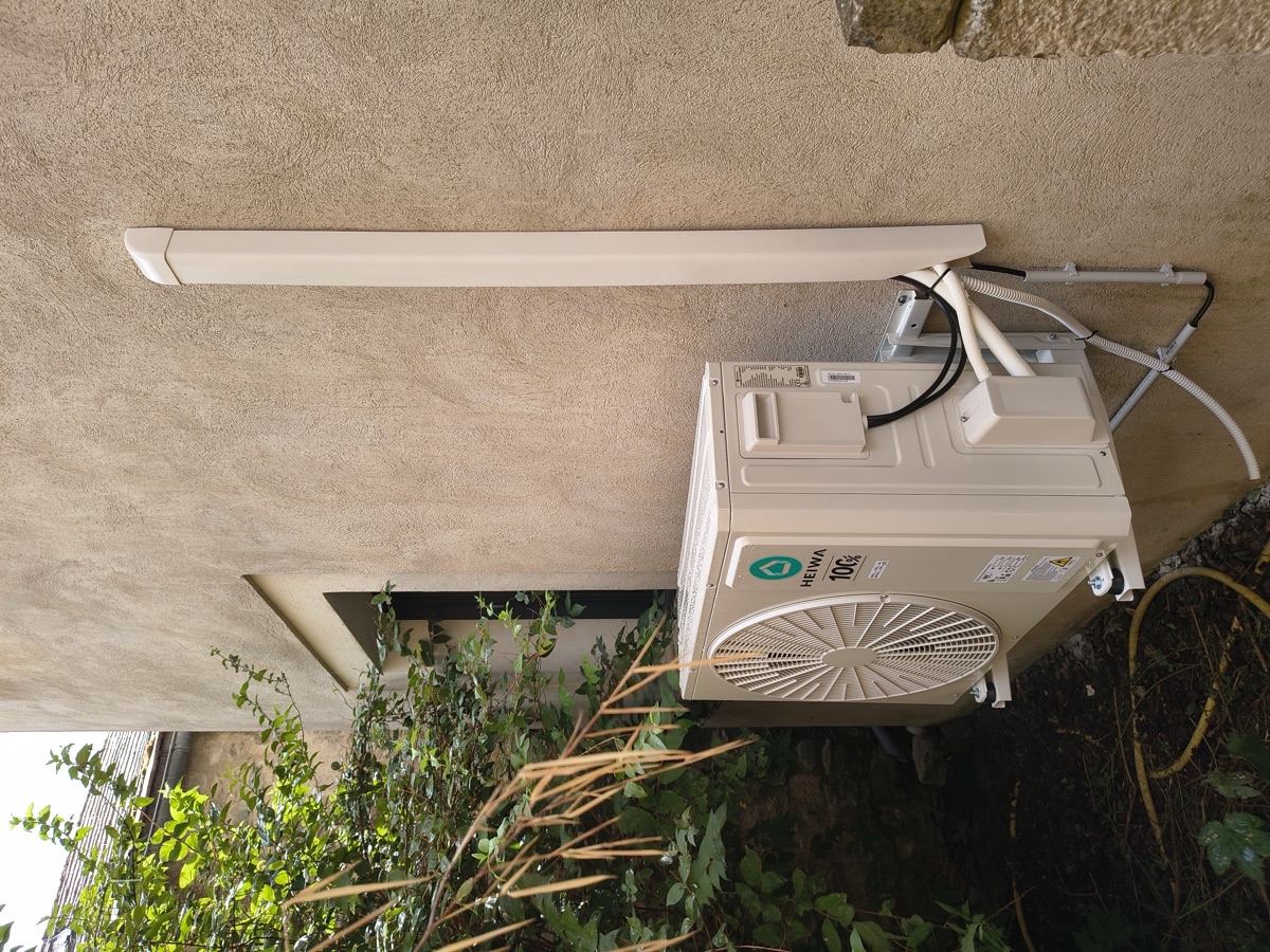 Mise en service d'une pompe à chaleur réalisée par Confort Thermique 31